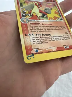 Pokémon TCG Blaziken Holo Ruby and Sapphire Card 3/109 - Image 9