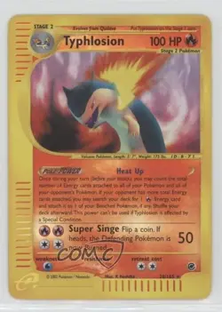Typhlosion Reverse Foil Pokemon e-Card Series Expedition #28 2002 06rp - Image 1
