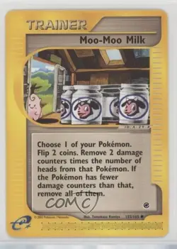 Moo-Moo Milk Pokemon e-Card Series Expedition #155 2002 0cv - Image 1