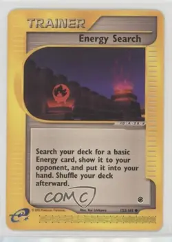 Energy Search Pokemon e-Card Series Expedition #153 2002 wq8 - Image 1