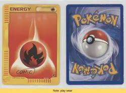 Fire Energy Pokemon e-Card Series Expedition #161 2002 READ 01ba - Image 3