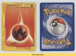 Fire Energy Pokemon e-Card Series Expedition #161 2002 READ 01ba - Image 6