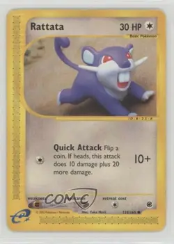 Rattata Pokemon e-Card Series Expedition #128 2002 10a3 - Image 4