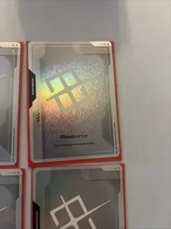 GUNDAM CARD GAME Ver.β Beta Resource Parallel Card set of 10 Eng TCG Rare Holo - Image 3