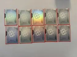 GUNDAM CARD GAME Ver.β Beta Resource Parallel Card set of 10 Eng TCG Rare Holo - Image 4