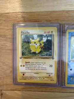 Lot Of 3 1st Edition Pokémon Cards - Pikachu, Shellder, Goldeen - Image 10
