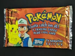 Pokemon Topps Trading Cards TV Animation Edition: Series 1 1 Sealed Pack (1.99) - Image 1