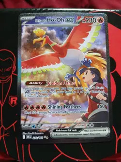 Ethan’s Ho-Oh ex 230/182 Destined Rivals Pokémon SIR Special Illustration Rare - Image 3