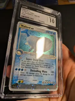 Pokémon Wailord EX 100/100 Sandstorm Holo Rare PSA/CGC 10 Gem Mint! - Image 3