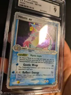 Pokémon Milotic EX 96/106 Emerald Holo Rare PSA/CGC 9 Mint! - Image 3