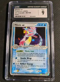 Pokémon Milotic EX 96/106 Emerald Holo Rare PSA/CGC 9 Mint! - Image 6