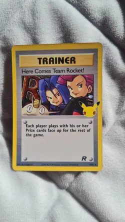 Here Comes Team Rocket! 15/82, Celebrations, Pokemon, NM Holo, Rare - Image 2