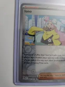 Pokémon TCG Iono Scarlet & Violet: Paldean Fates 080/091 Reverse Holo Uncommon C - Image 3