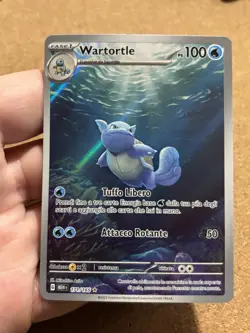 Wartortle 171/165 Full Art Set Mew 151 Italian Pokemon Card Poor Damaged - Image 19