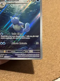 Wartortle 171/165 Full Art Set Mew 151 Italian Pokemon Card Poor Damaged - Image 21