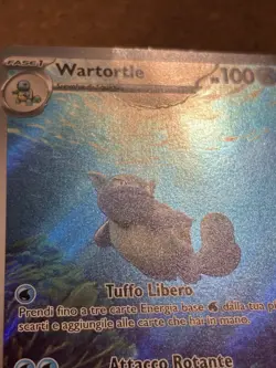 Wartortle 171/165 Full Art Set Mew 151 Italian Pokemon Card Poor Damaged - Image 6