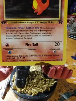 1st Edition Charmander 50/82 Team Rocket Set Rare Vintage Pokemon Card - Mint - Image 15
