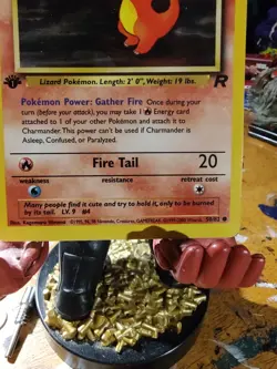 1st Edition Charmander 50/82 Team Rocket Set Rare Vintage Pokemon Card - Mint - Image 4