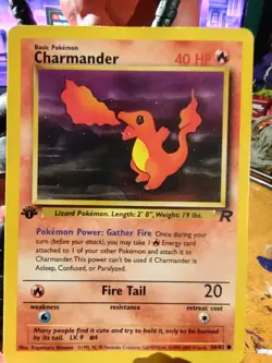 1st Edition Charmander 50/82 Team Rocket Set Rare Vintage Pokemon Card - Mint - Image 5