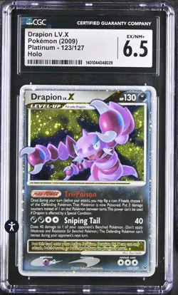 Pokemon TCG Platinum #123 Drapion LV. X 2009 Holo Ultra Rare CGC 6.5 EX/NM+ - Image 2
