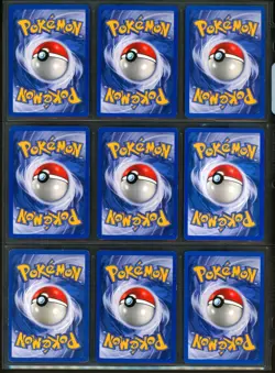 1999-2000 Pokemon BASE SET 4TH PRINT Edition NEAR COMPLETE Non Holo COMMON Cards - Image 12