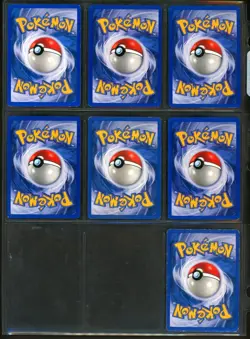 1999-2000 Pokemon BASE SET 4TH PRINT Edition NEAR COMPLETE Non Holo COMMON Cards - Image 7