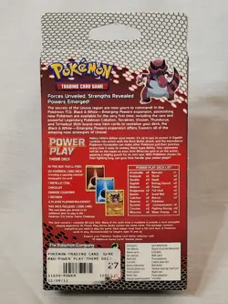 Pokémon Emerging Powers Power Play Deck Box - MIP - Image 4