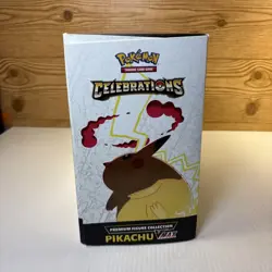 Pokemon TCG Celebrations Premium Figure Collection Pikachu VMAX Box  SEALED - Image 6