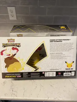Lot of 2x Pokémon TCG Celebrations Premium Figure Collection Pikachu VMAX Boxes - Image 10