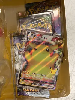 Lot of 2x Pokémon TCG Celebrations Premium Figure Collection Pikachu VMAX Boxes - Image 15