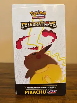 Pokémon TCG: Celebrations Premium Figure Collection Pikachu VMAX Box - SEALED - Image 4