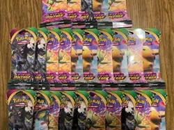 25 Vivid Voltage Booster Packs (Sleeved) Pokemon TCG Sword & Shield Box SWSH4 - Image 7