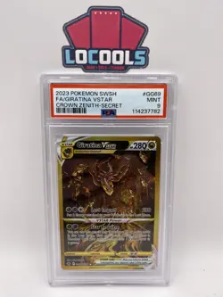 2023 POKEMON SWORD & SHIELD CROWN ZENITH SECRET FULL ART/GIRATINA VSTAR PSA 9 - Image 1