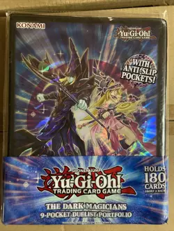 Yugioh Dark Magician Girl 9-pocket Portfolio, For Card Game, Holds 180 Cards - Image 1