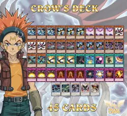 Yugioh 5D's! Complete Crow Hogan Deck! Armor Master + Black Wing **HOT** + Bonus - Image 1