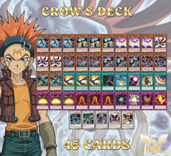 Yugioh 5D's! Complete Crow Hogan Deck! Armor Master + Black Wing **HOT** + Bonus - Image 2