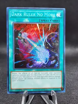 Yugioh! Dark Ruler No More (RA01-EN060) Secret Rare - Rarity Collection - Image 1