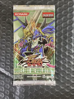 YuGiOh! Duelist Revolution (DREV) Unlimited Edition Empty! Pack Wrapper No Cards - Image 4