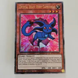 Crystal Beast Ruby Carbuncle - Quarter Century Secret Rare - MP24 - Yugioh Euro - Image 3