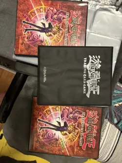 Yu-Gi-Oh Binder Trading Game Card Sleeves Book Folder 1996 Holder Konami - Image 1