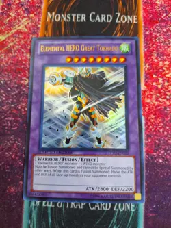 Yu-Gi-Oh! Elemental HERO Great Tornado LC02-EN010 Limited Ultra Rare NM e5/ - Image 5