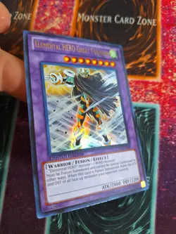 Yu-Gi-Oh! Elemental HERO Great Tornado LC02-EN010 Limited Ultra Rare NM e5/ - Image 6