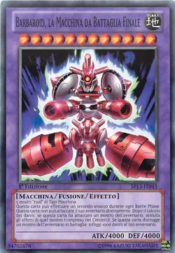 BARBAROID, THE FINAL BATTLE MACHINE • Common • SP13 IT045 • 1Ed • YUGIOH! - Image 1