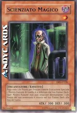 MAGIC SCIENTIST • (Magical Scientist) • Rare • DR1 IT128 • Unl • Yugioh! - Image 1