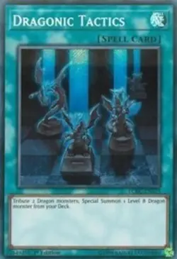 Dragonic Tactics - LCKC-EN073 - Secret Rare - 1st Edition LP YuGiOh!  Legendary - Image 1