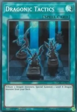 Dragonic Tactics - LCKC-EN073 - Secret Rare - 1st Edition LP YuGiOh!  Legendary - Image 2