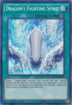 Dragon's Fighting Spirit - MVP1-ENS07 - Secret Rare - 1st Edition NM YuGiOh!  Yu - Image 1