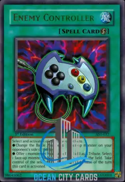 Yugioh Enemy Controller AST-037 Ultra Rare 1st Edition - Image 1