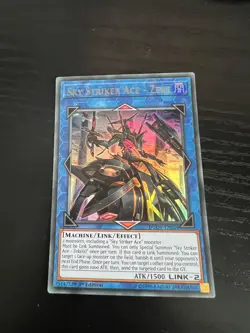 Yugioh! Sky Striker Ace - Zeke DUOV-EN024 Ultra Rare 1st Edition (VLP) - Image 1