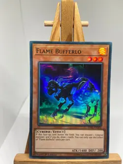 Flame Bufferlo - Super Rare 1st Edition SDPL-EN004 - LP - YuGiOh - Image 1